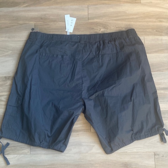 Dash Cargo Short adjustable leg ties charcoal gray comfee flex knit waist 3X - Picture 14 of 17